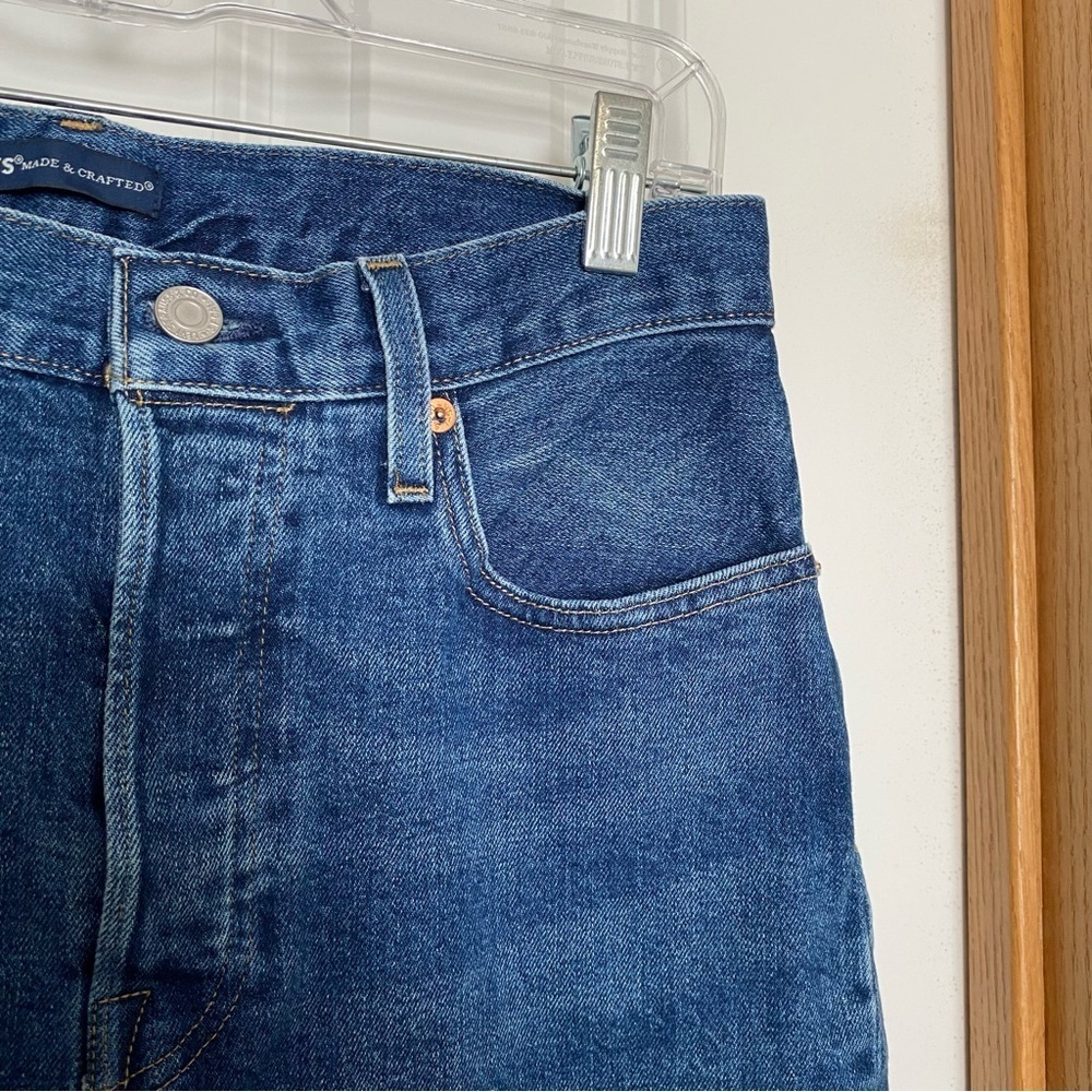 Levi’s Made & Crafted 501 Raw Hem Jeans Size 29x32 - Picture 2 of 12